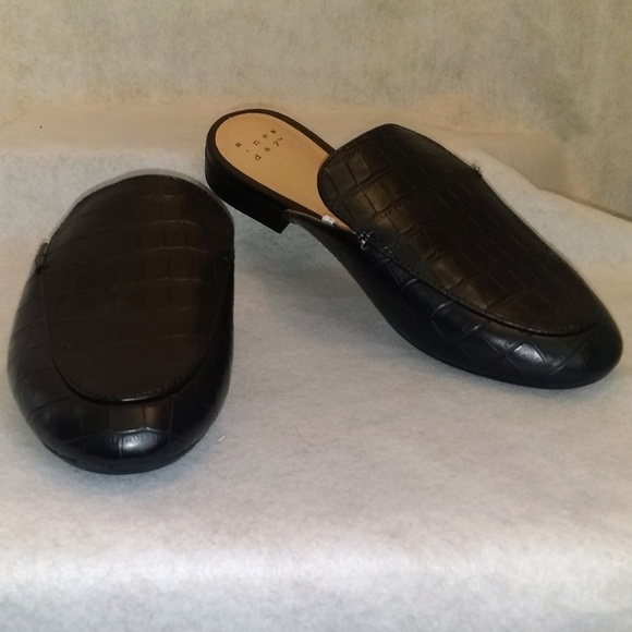 Women's Anney Backless Mules  A New Day  Black - Picture 3 of 8
